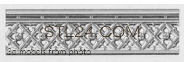 Фризы (FRIESE_0779 -  | 3D model 3DSMAX / OBJ / STL) 3D модель для ЧПУ станка